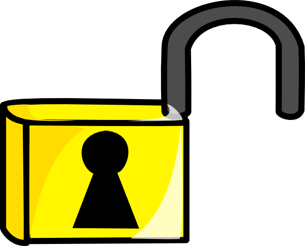 Lock Jail Free Clip Art - Lock Clip Art (600x484)