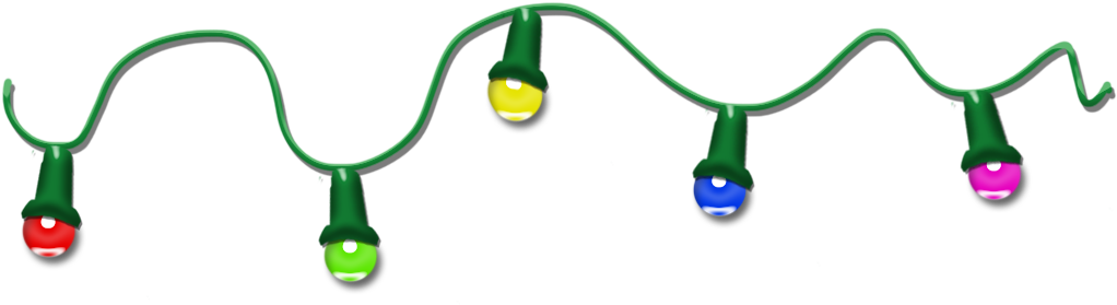 Free Clipart Christmas Lights - Xmas Lights Gif Animated (1152x408)