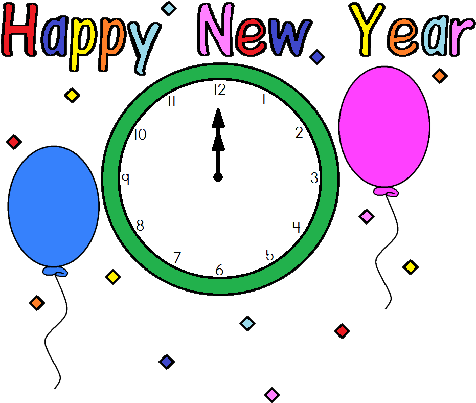 Happy New Year 2016 Clipart - Happly New Year 2018 Png (947x816)