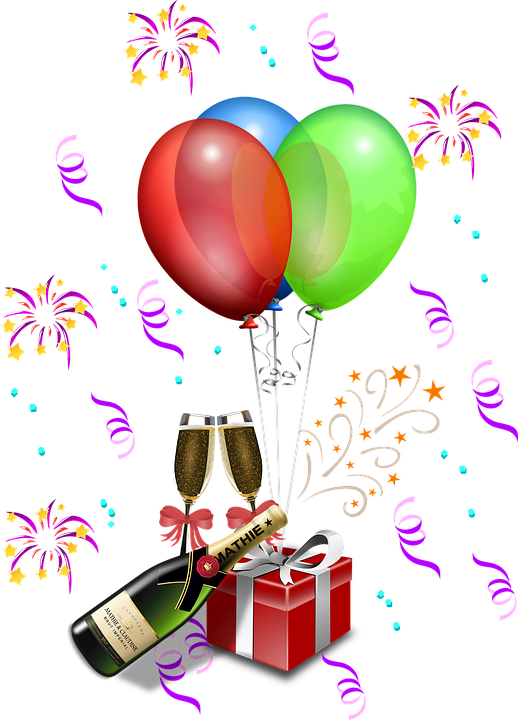 Most Like And Views Cliparts - New Year Celebration Clip Art (518x720)