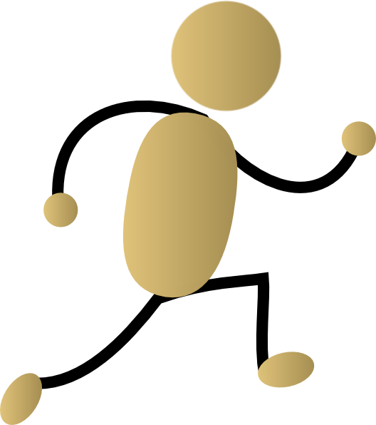 Jogging Running Royalty-free Clip Art - Jogging Clipart (528x596)