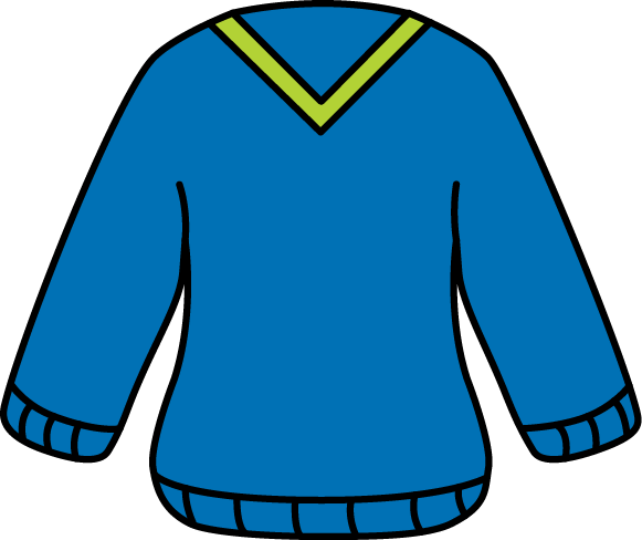 Sweatshirt Cliparts - Jumper Clipart (581x488)