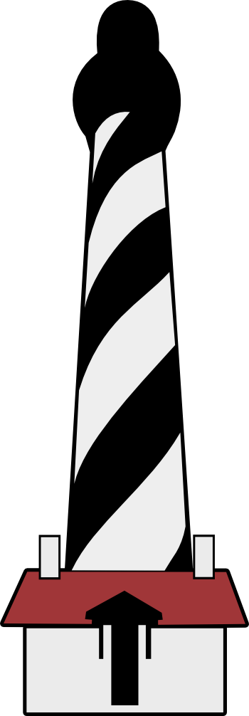 Lighthouse Clip Art - St Augustine Clip Art (350x1006)