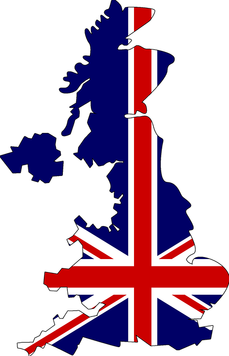 United Kingdom England Map Drawn Holiday Geography - Bandiera Del Regno Unito (823x1280)