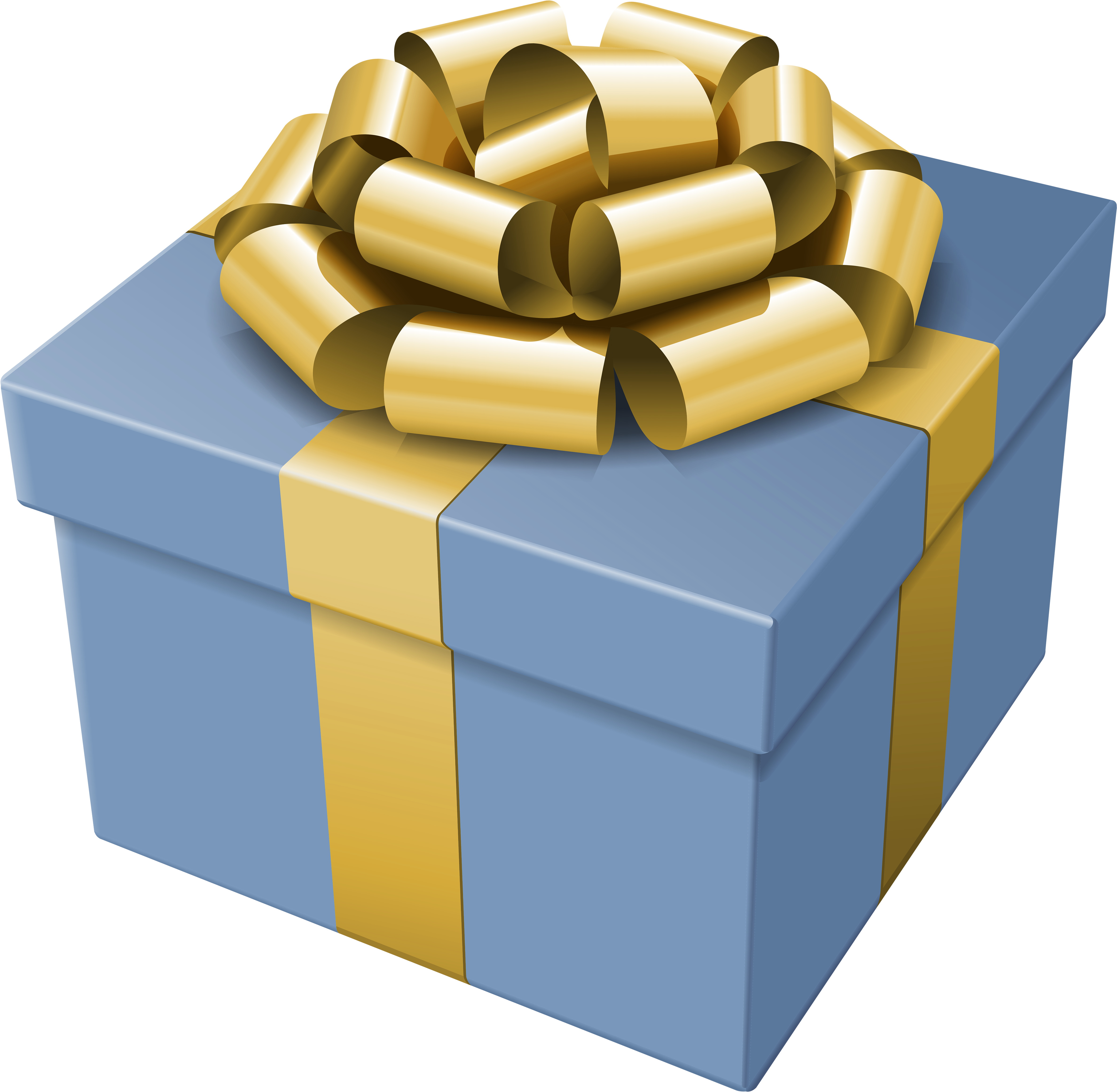 Blue Present Png Clip Art - Present Png (5000x4884)