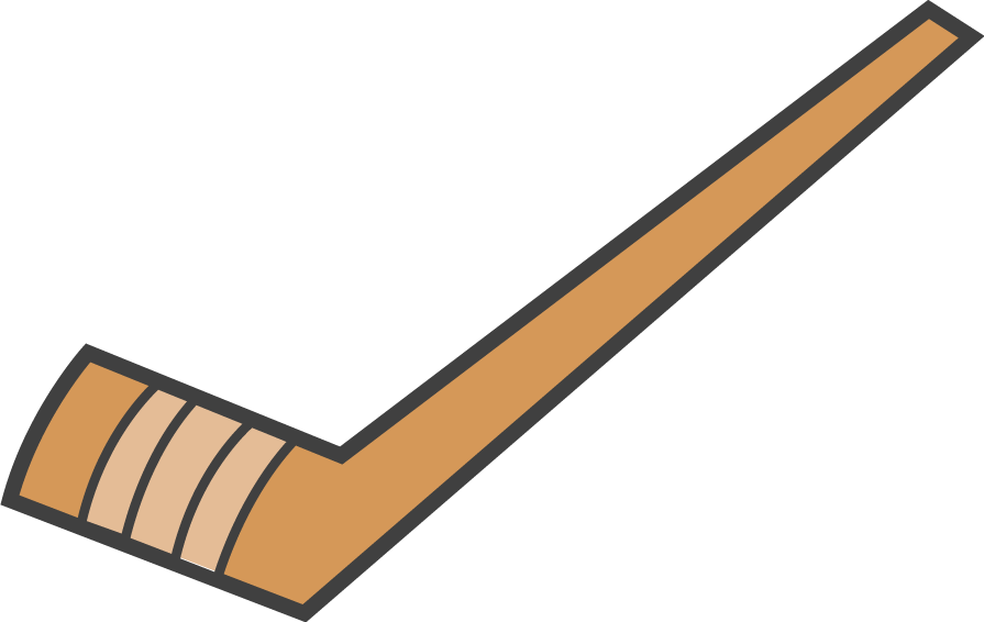 Hockey Stick - Hockey Stick Clipart Transparent Background (895x566)