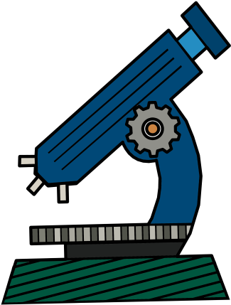 Formula Microscope - Science Clip Art Small (371x480)