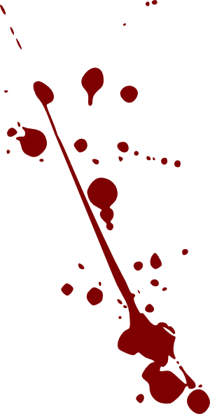 Blood Splatter Clipart (728x1431)