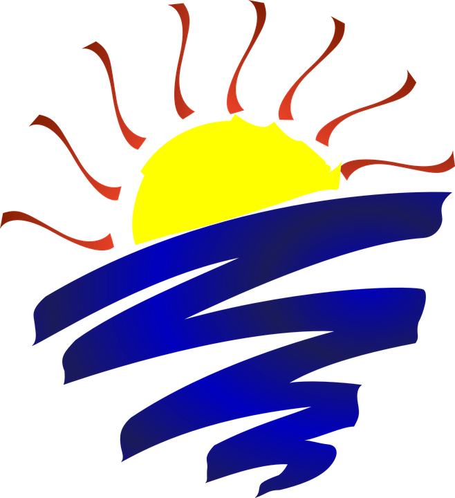 Sun Set Clip Art (658x720)