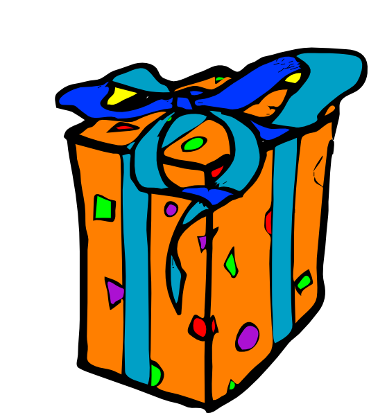 Gift Clipart - Present Clip Art Small (558x596)