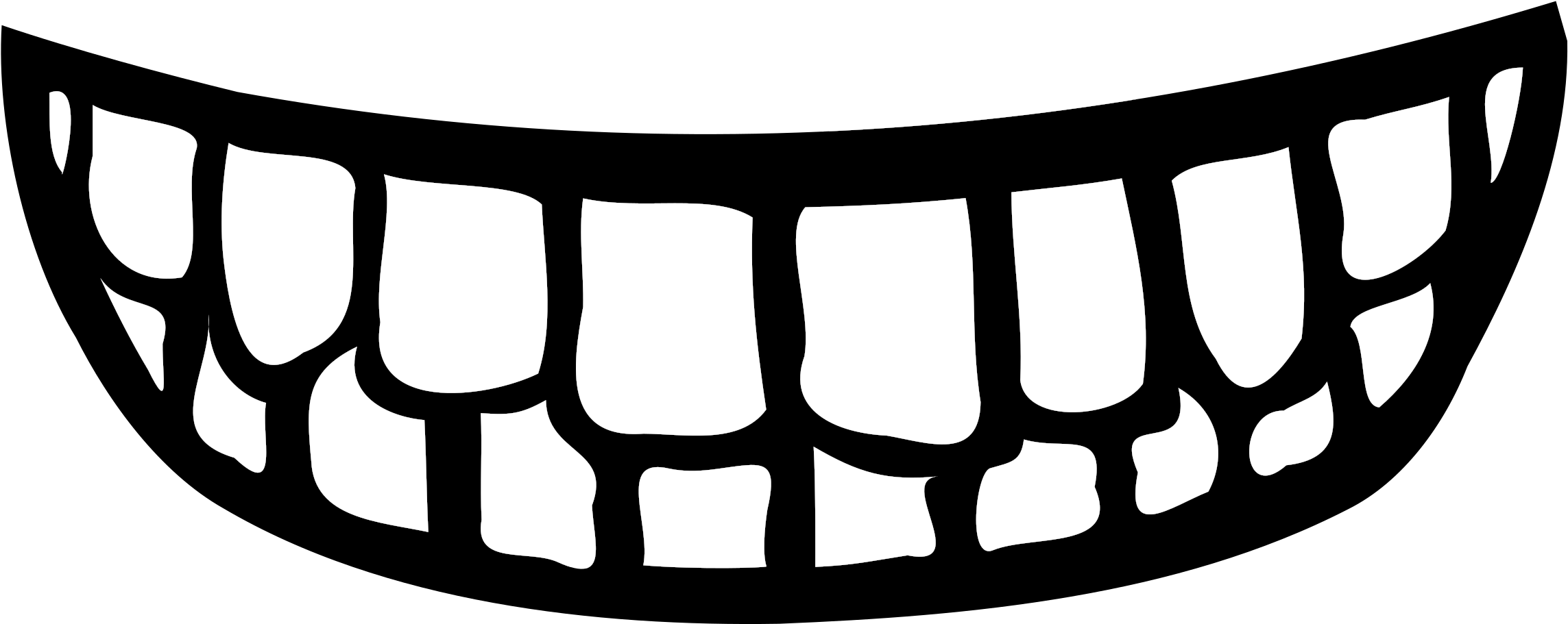 Mouth With Teeth Icons Png - Teeth Clip Art (2400x2400)