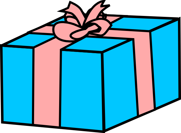 Baby Shower Gift Clip Art At Clker - Cliparts Of A Gift (600x443)