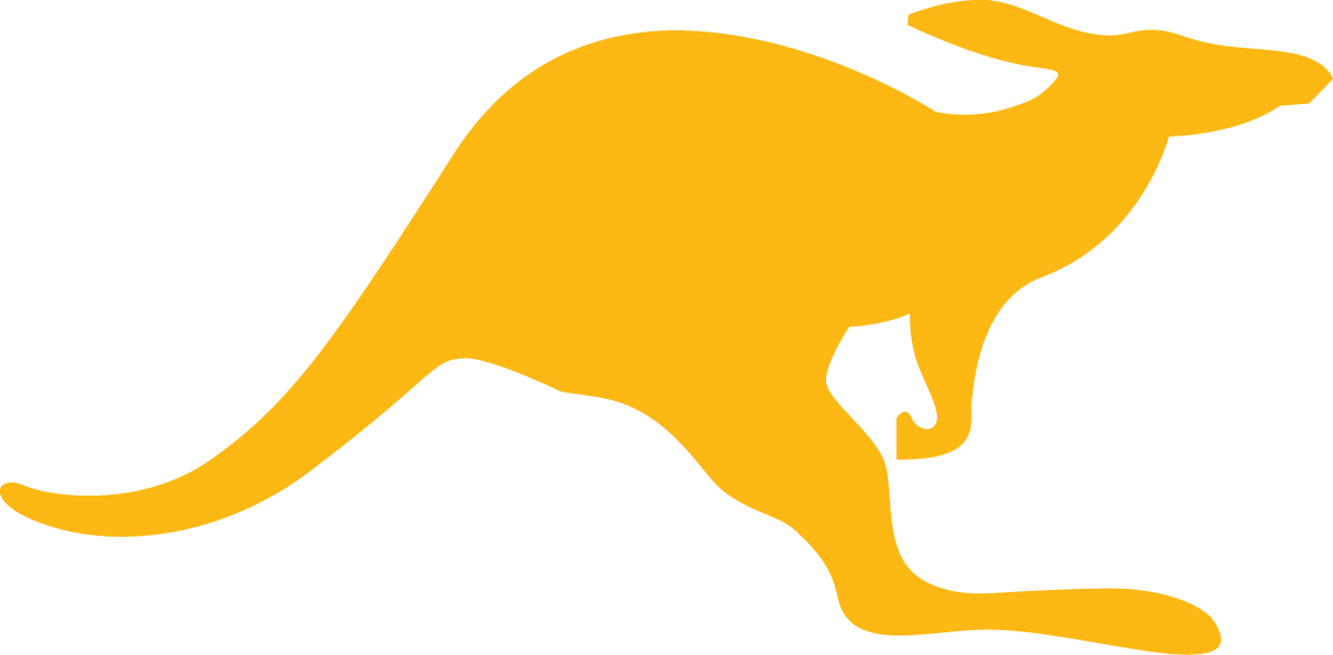 Gold - Eps Format - Yellow Kangaroo Logo (1228x604)