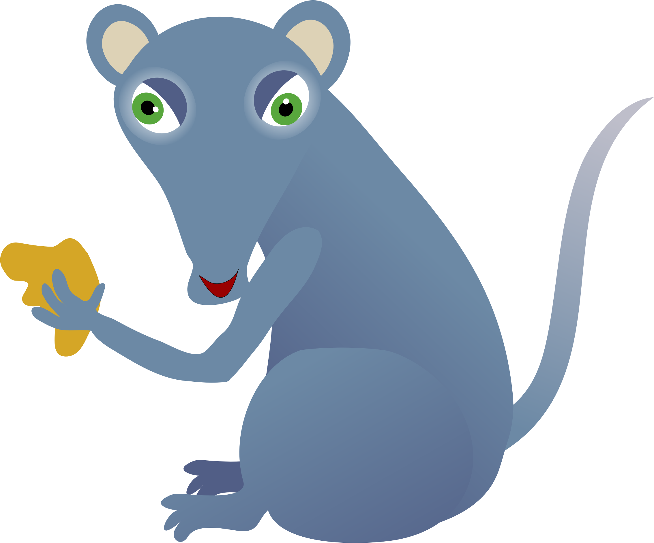 Rat Free To Use Clipart - Eská Myss; Paperback; Author - Kristyna Stastna (2267x1885)