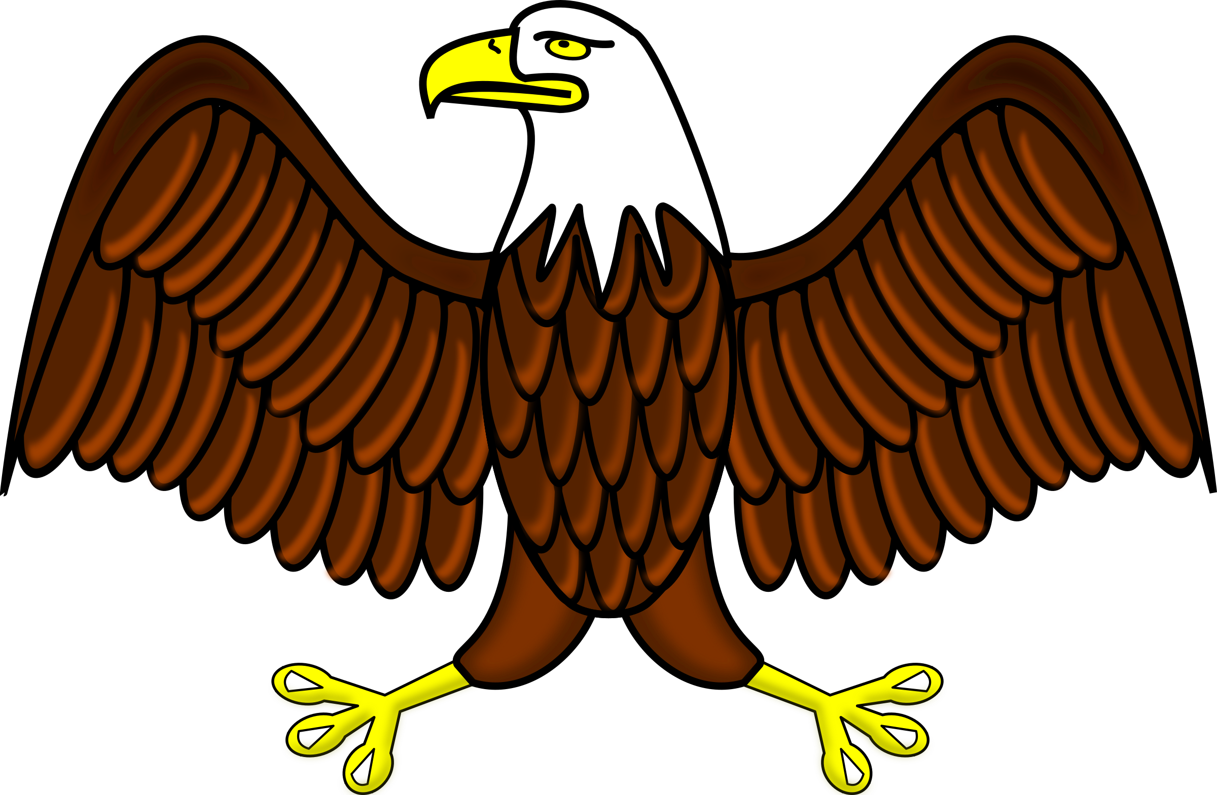 Clipart Of Eagle - Bald Eagle Clipart (2400x1569)