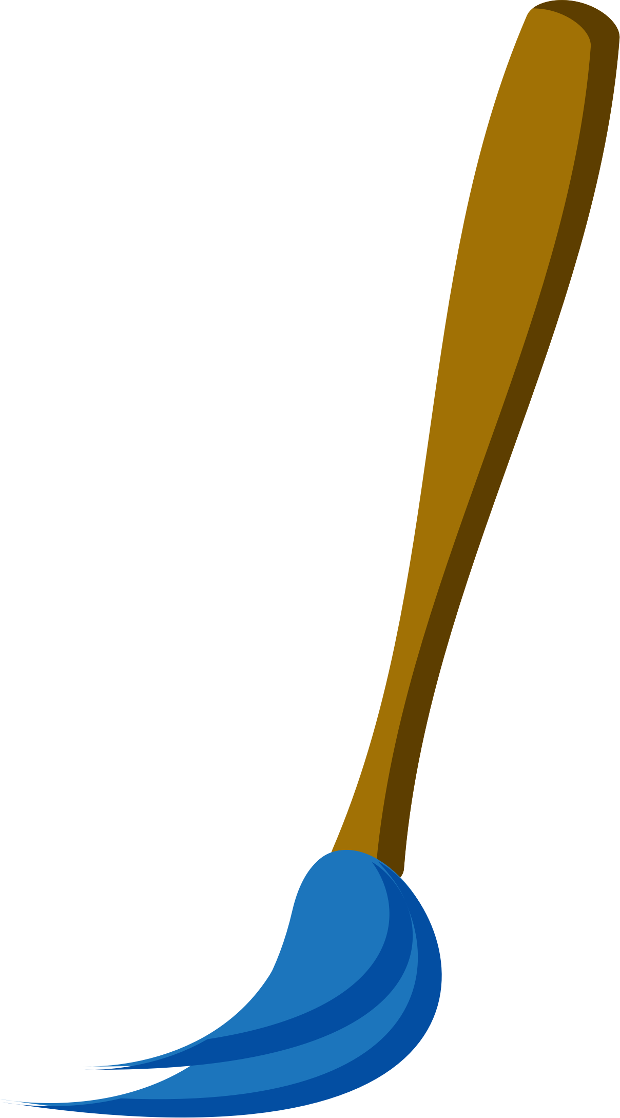 Public-domain Clipart Paintbrush - Четка За Рисуване Png (1208x2177)