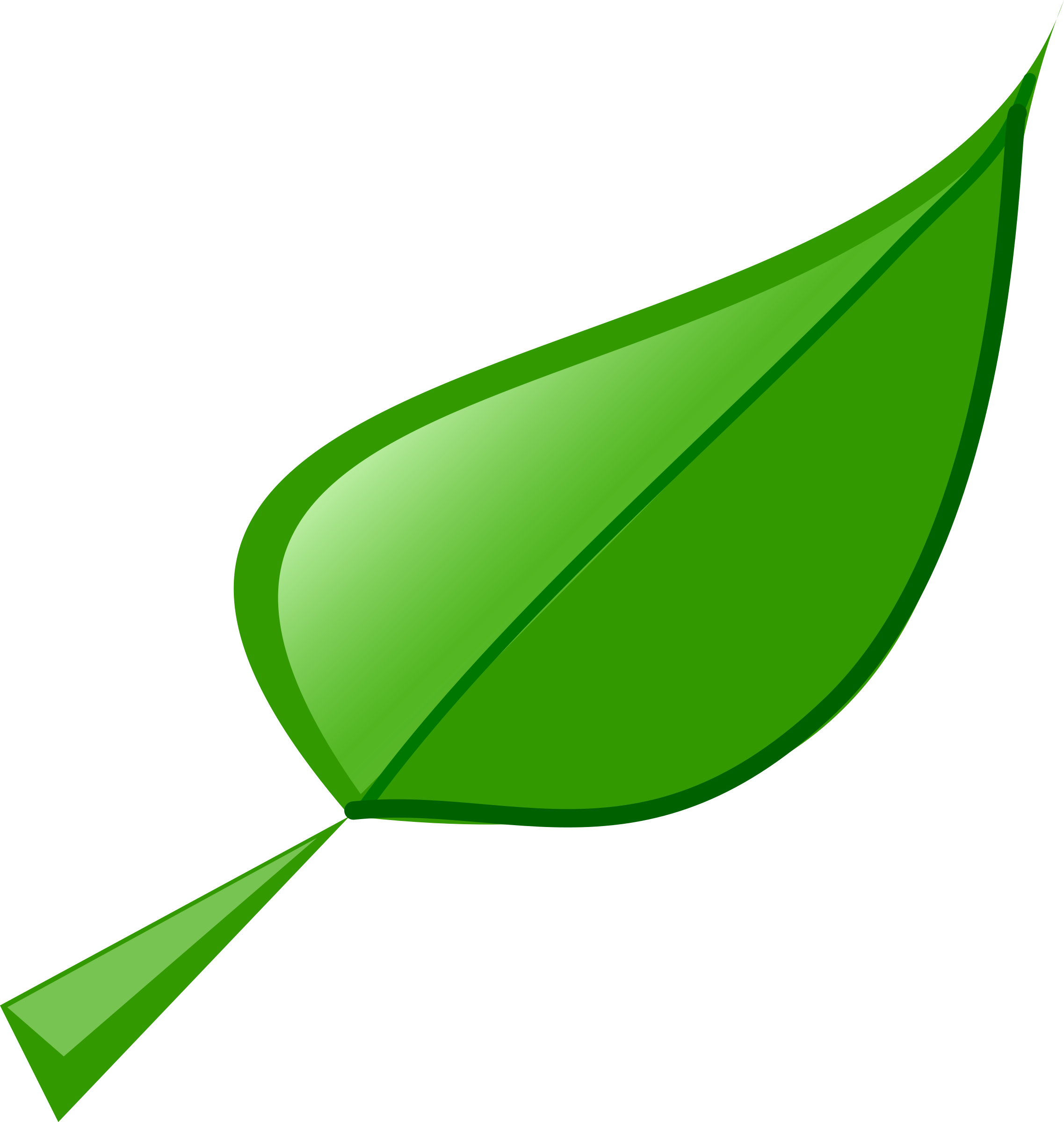 Of A Green Leaf - Leaf Clip Art, Find more high quality free transparent pn...
