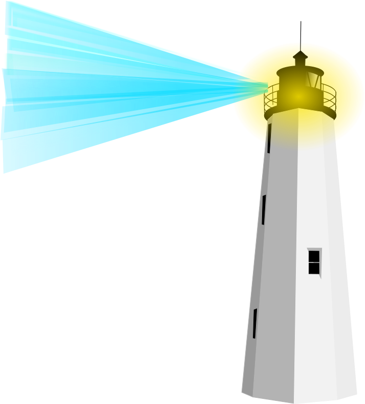 Free To Use U0026 Public Domain Lighthouse Clip Art - Lighthouse With Beacon Clipart (713x800)