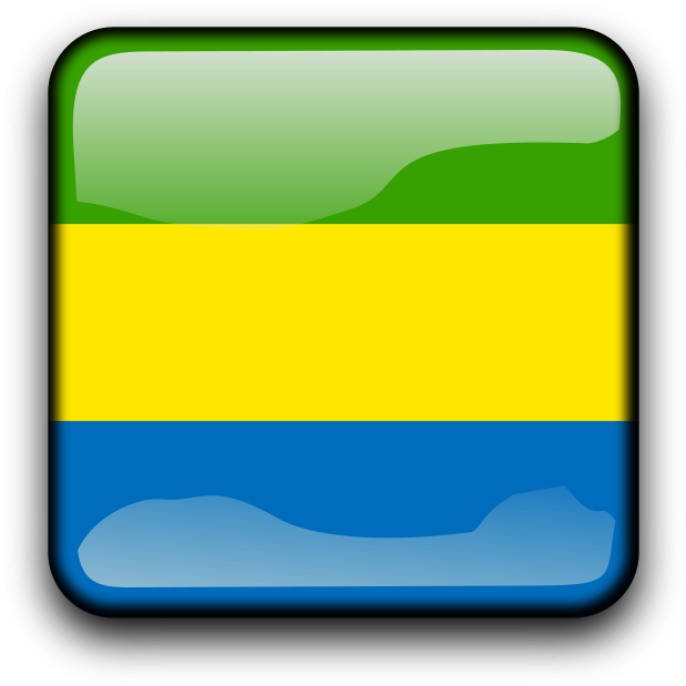 Kangaroo Warning Sign Clip Art Download - Senegal Flag Square Button Transparent Background (800x800)