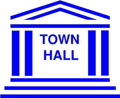City Hall Building Barangay Hall Clip Art - Town Hall Clip Art (960x350)