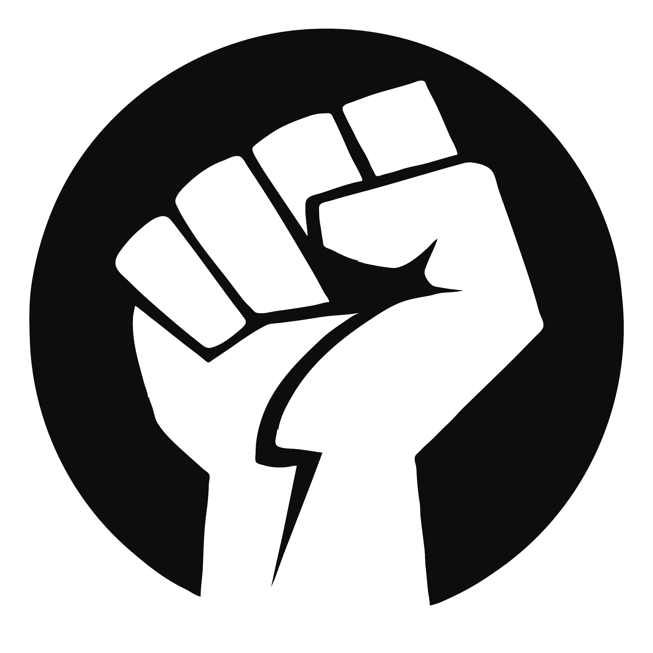 Power And Politics On Emaze - Black Power Fist Vector (2400x2400)