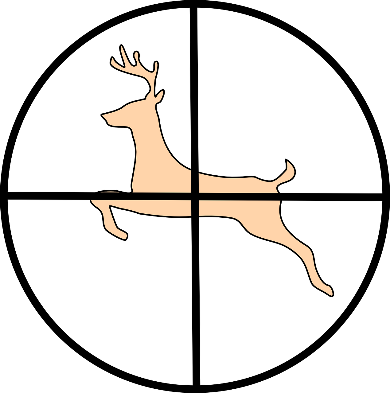 Deer, Hunter - Deer Hunting Clip Art (1270x1280)