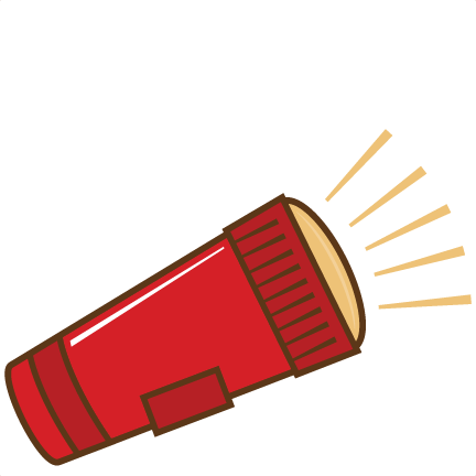 Flashlight Clip Art Large Clipart Image History Png - Flashlight Animated No Background (432x432)