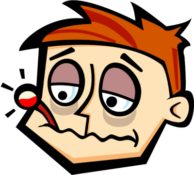 Sick Image Download Thermometer Christart Clip Art - Sick Thermometer Clip Art (400x360)