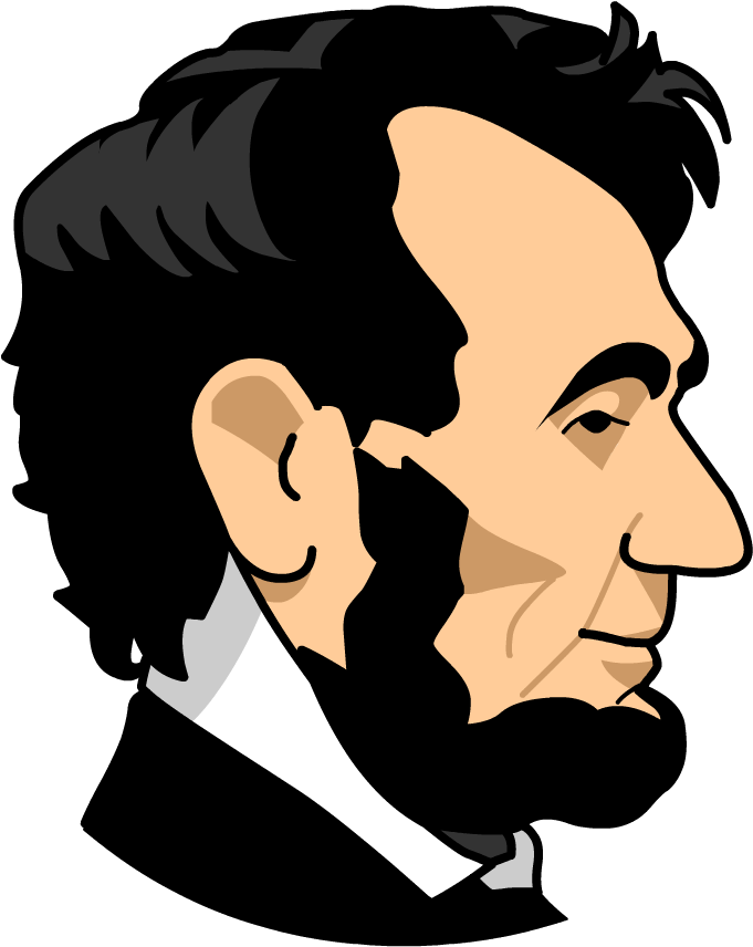 History Clipart Abe Lincoln - Abe Lincoln Clip Art (880x880)