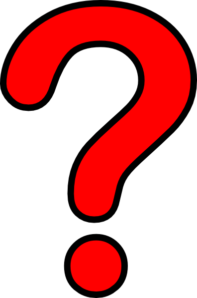 Question Mark Clipart Question Mark Clip Art Question - Red Question Mark Png (396x597)