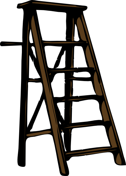 Ladder Clip Art - Ladder Clipart (426x595)