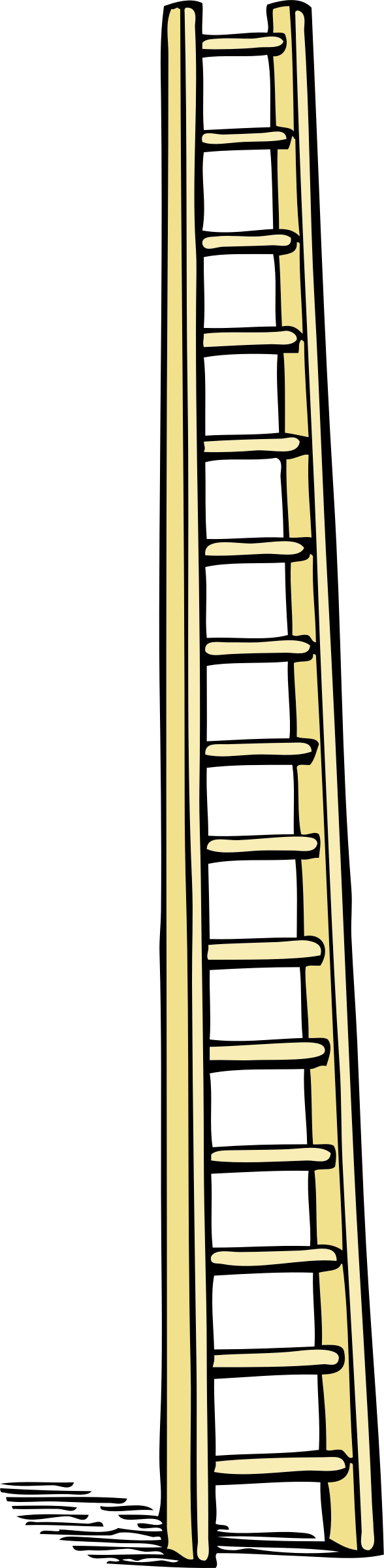 Big Image - Ladder Clip Art (588x2400)