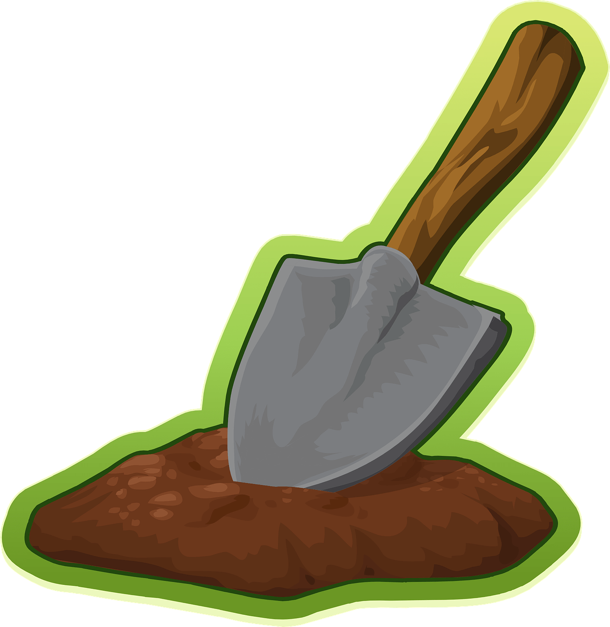 Free Shovel Clip Art - Shovel Clip Art (1244x1280)