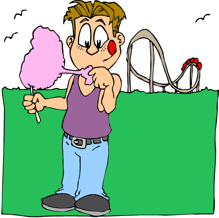 Stare - Clipart - Cotton Candy Clip Art (750x746)