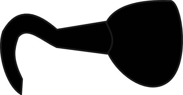 Black Hook Clip Art At Vector Clip Art - Clip Art (600x313)