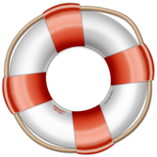 Lifesaver Clipart Lifesaver Clip Art1 - Life Raft Transparent Background (512x512)