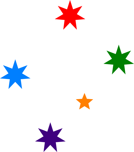 Star Clip Art At Clker - Magic Stars Clip Art (522x593)