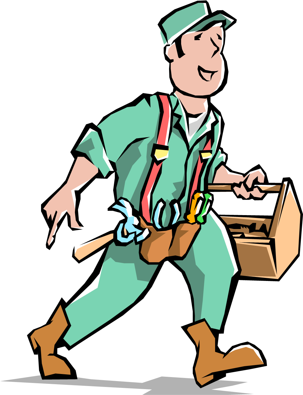 Maintenance Man Clipart - Handyman Clipart (989x1290)