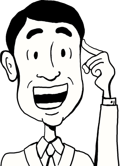 Man Clipart - Idea Clipart Png (398x550)