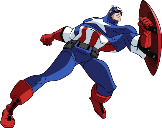 Captain America Clip Art - Captain America And Black Widow Son (550x436)