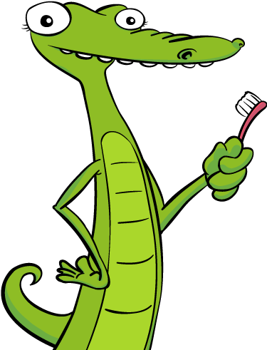 Alligator Clipart Allie - Alligators (375x491)