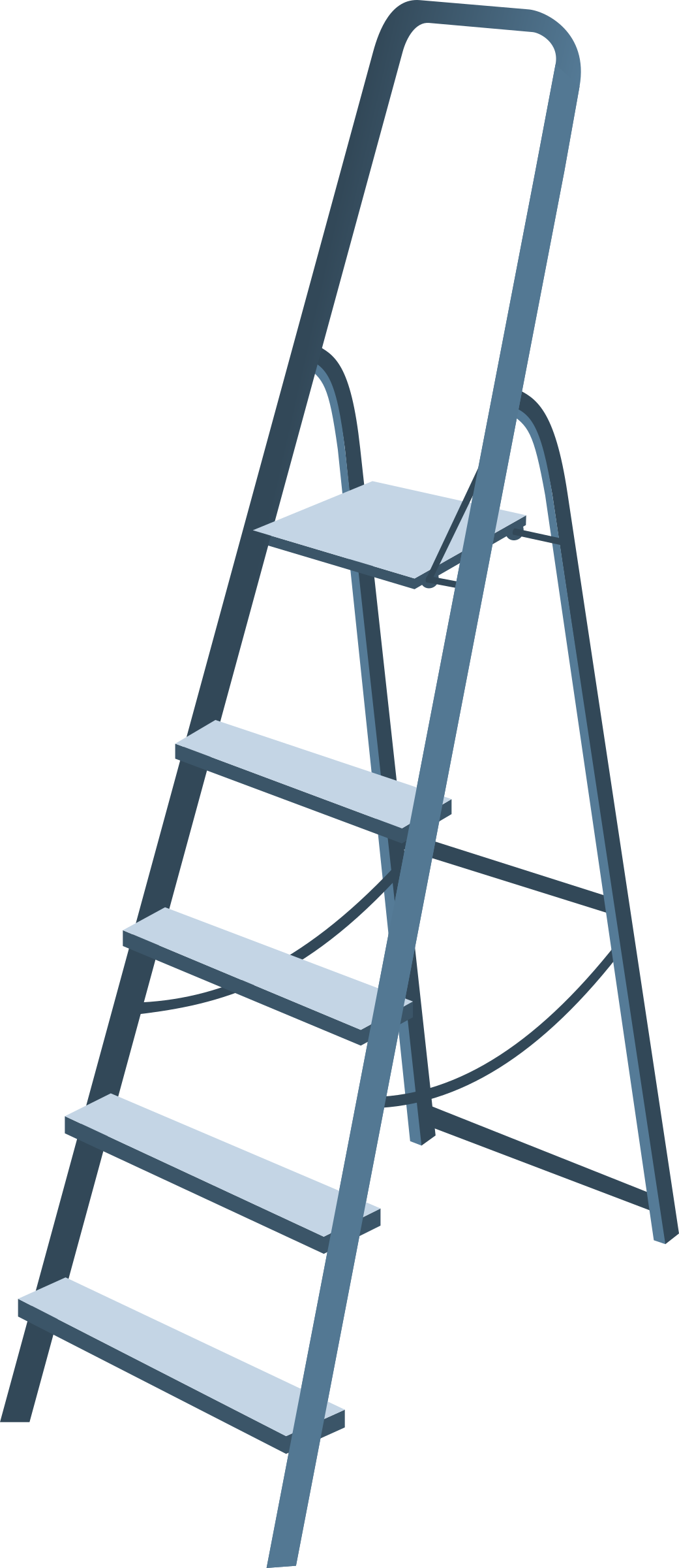 Step Ladder Clip Art Www - Chair (1041x2400)