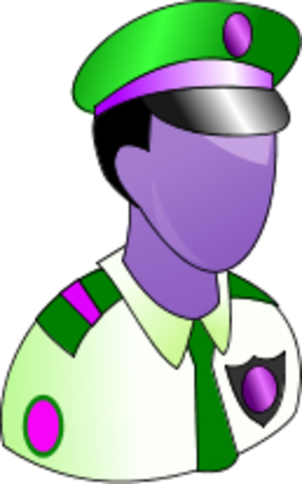 Police Clip Art Download - Police Man (600x963)