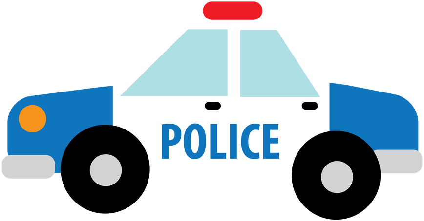 Say Hello - Carro De Policia Desenho Png (900x900)