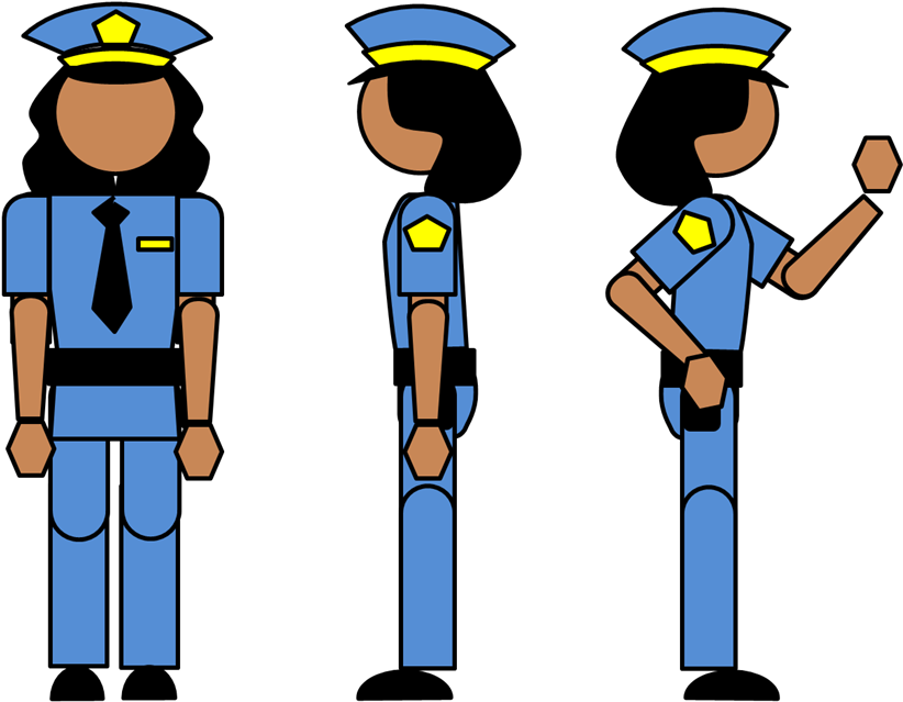 Police Officer - Draw A Police Officer (956x672)