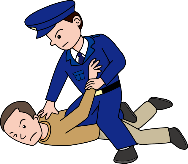 Police Man Clipart - Arrest Clipart (633x553)