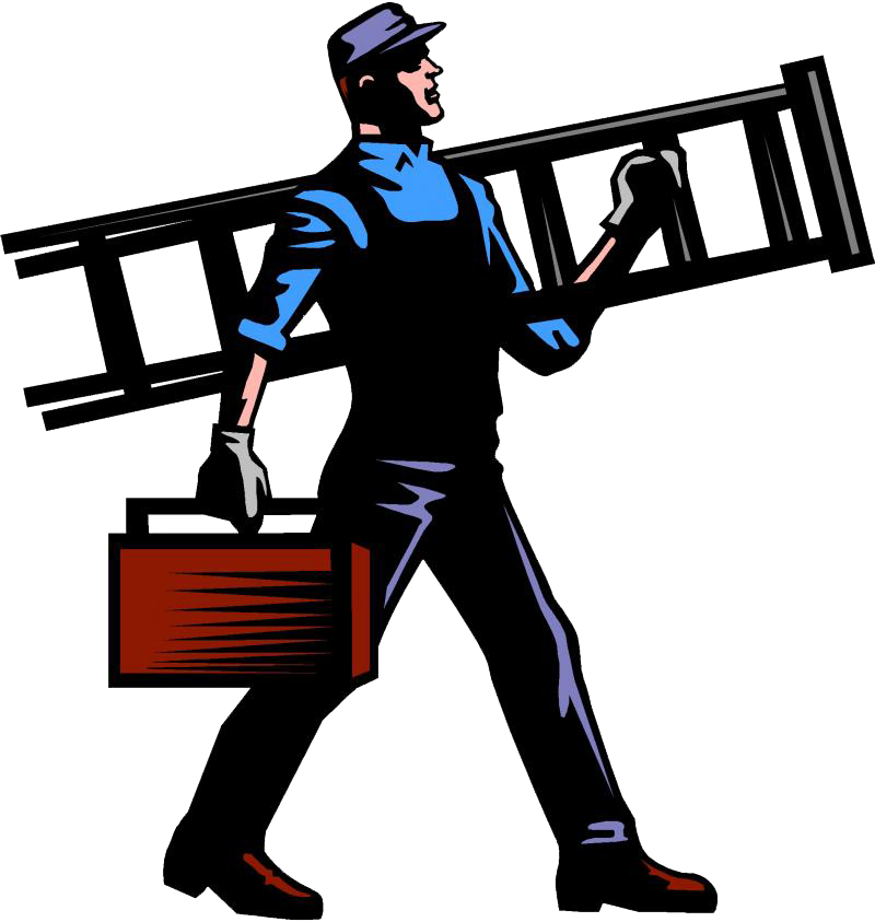 Clipart Info - Handy Man Painting (800x843)