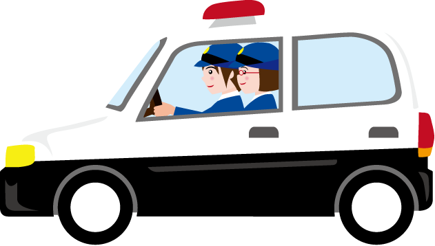 Clip Art Police Car - Patrol Car Clip Art (631x358)