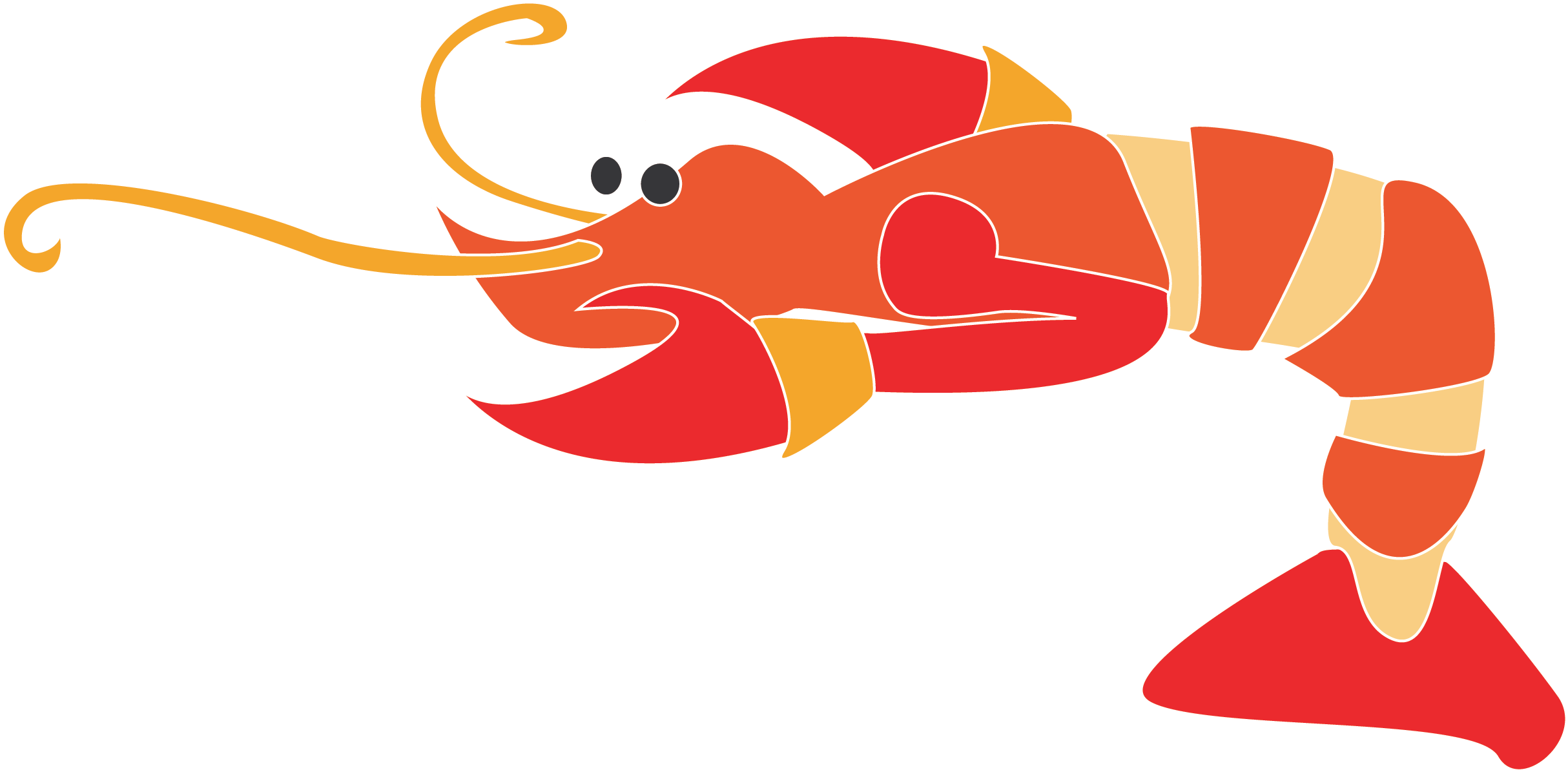 Crawfish - Shrimp Clip Art Transparent Background (2607x1402)