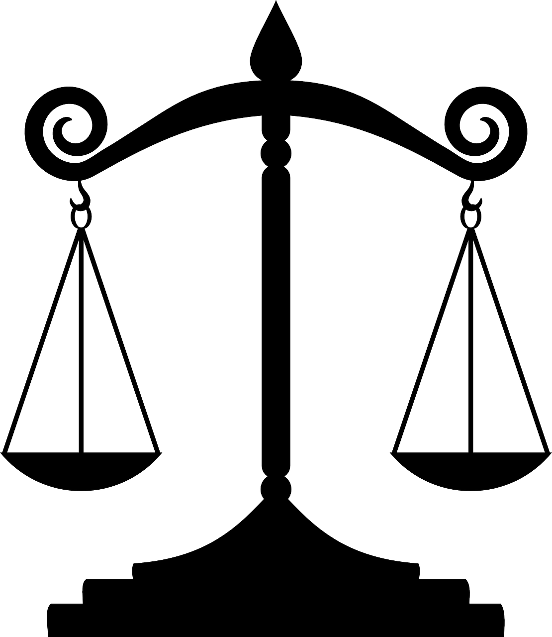 Private Law Clipart - Rule Of Law Drawing (1110x1280)